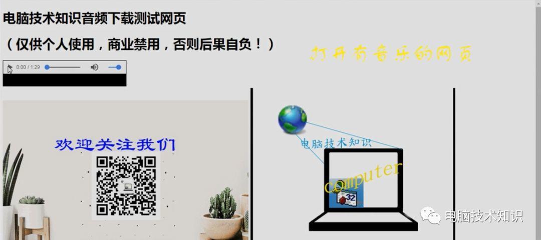 免费下载网页上的音频技巧